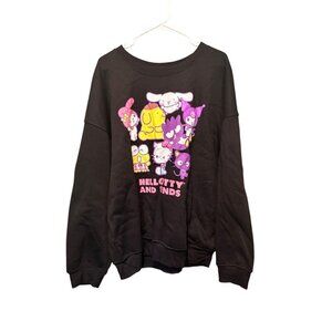 Hello Kitty and Friends Women's Black Sweater